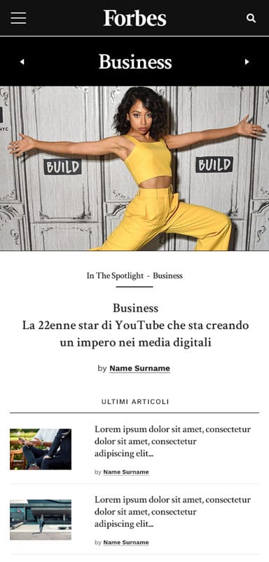Forbes Italia Visual