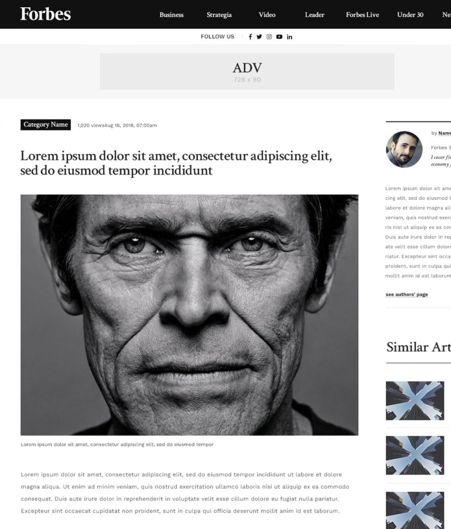 Forbes Italia Visual