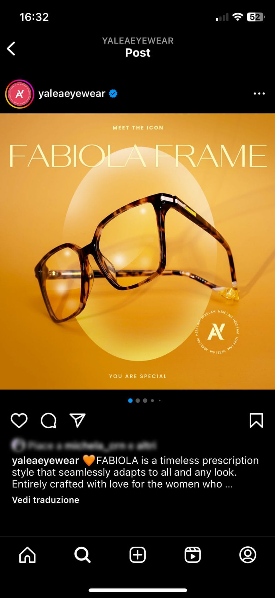 Yalea Eyewear Visual